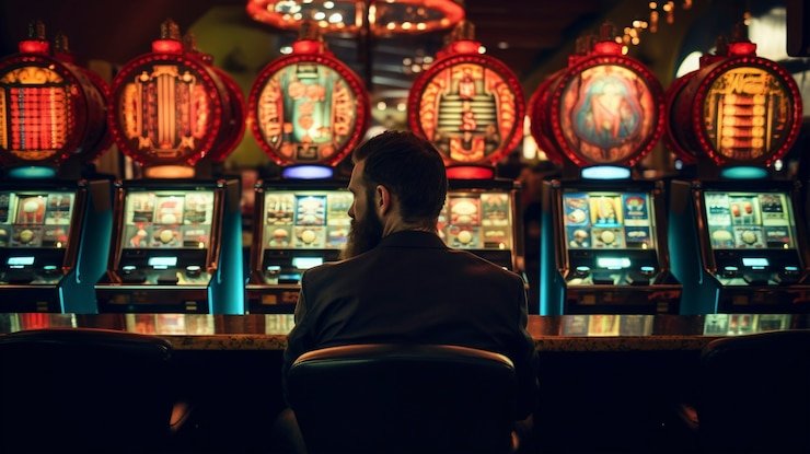 Elegant baccarat table layout showing player and banker betting areas